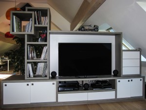 meuble interieur sur mesure en bois meuble tv meuble tele spittler menuiserie bois sierentz haut rhin 68 - Nos artisans ont du Talent