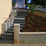 aménagement extérieur escalier granit mulhouse