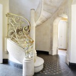 escalier moderne pierre