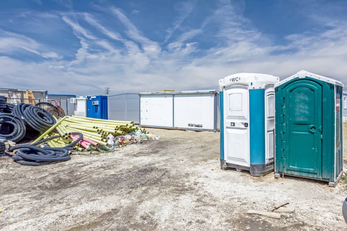 wc chimique chantier